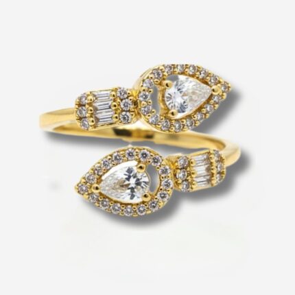 Dual Stone Statement Ring