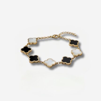 Dual- shaded Clover Bracelet